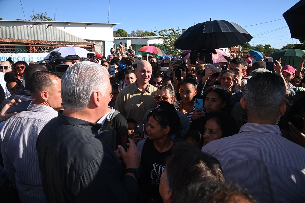 Díaz-Canel en municipios matanceros